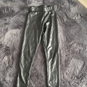 Zara Shiny Silver Kids Leggings